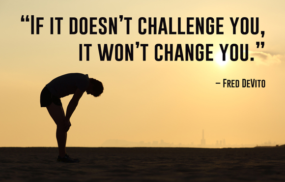 inspirational quote about challenge and change